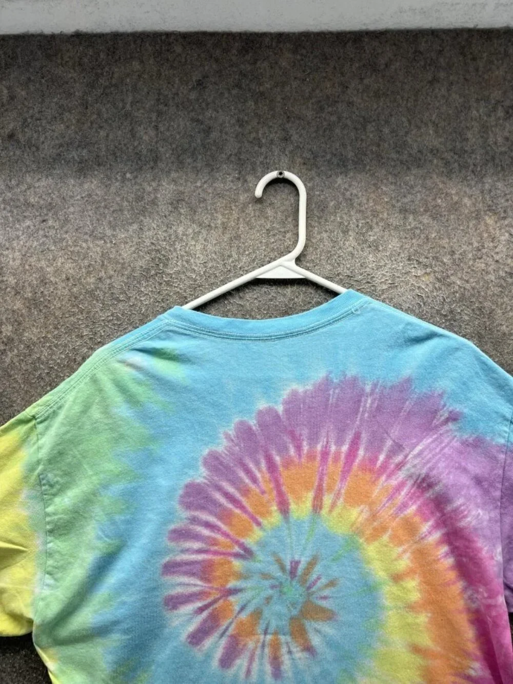 Liquid Blue Shirt Mens Large Tie Dye Grateful Dead Dancing Bears Graphic Tee